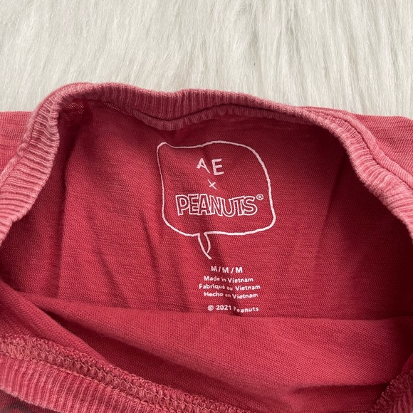 American Eagle Woodstock Football oversized cropped shirt Medium - Picture 3 of 9